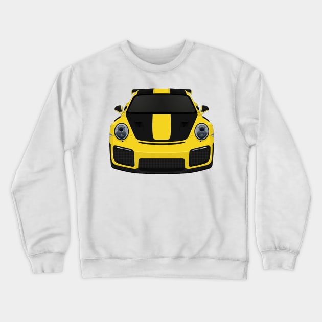 GT2RS Yellow Crewneck Sweatshirt by VENZ0LIC